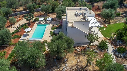 Villa Sogno Bianco Drone foto's