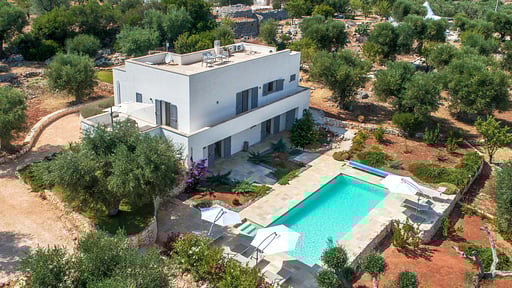 Villa Sogno Bianco Drone foto's