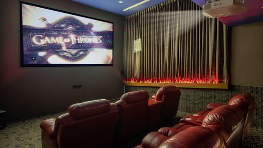 Villa Solaris Media room