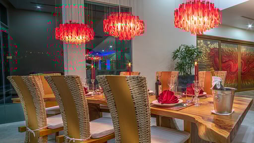 Villa Solaris Dining area