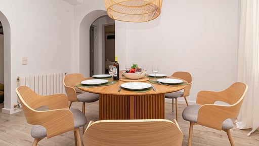 Villa Solcanada Dining area