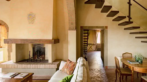 Villa Sole del Chianti Woonkamer