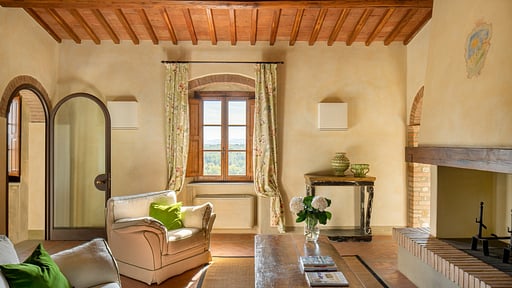 Villa Sole del Chianti Woonkamer