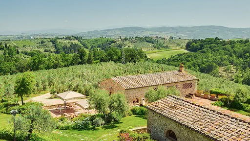 Villa Sole del Chianti Drone foto's