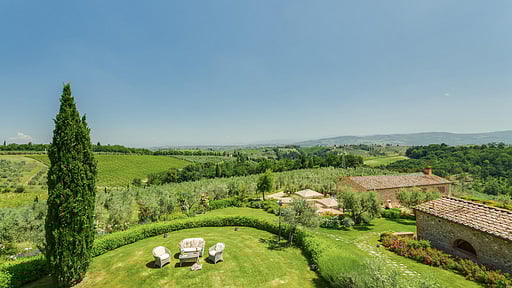 Villa Sole del Chianti Drone foto's
