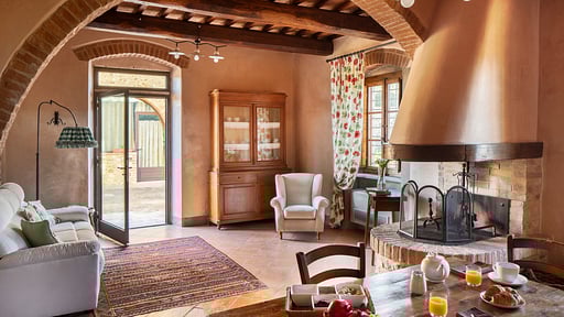 Villa Sole del Chianti Woonkamer