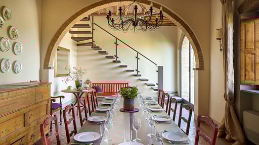 Villa Sole del Chianti Eethoek