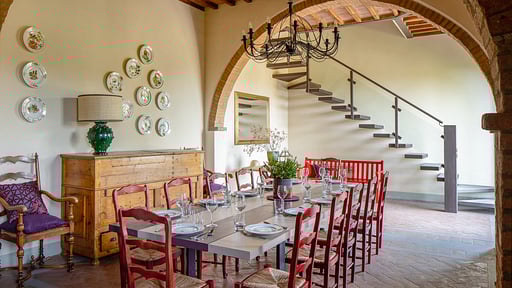 Villa Sole del Chianti Eethoek