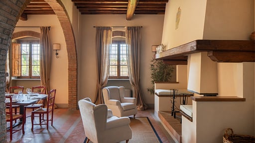 Villa Sole del Chianti Woonkamer