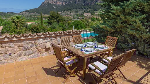 Villa Son Beltran Valldemossa Terrasse