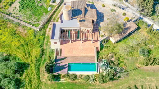 Villa Son Bennasar Foto drone