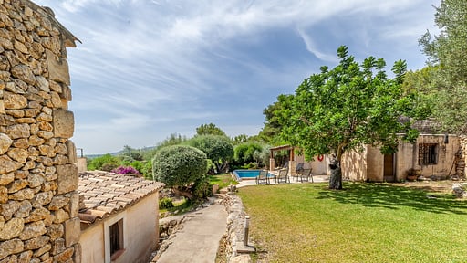 Villa Son Del Rio Baix Garten