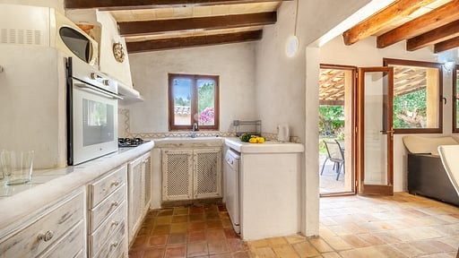 Villa Son Del Rio Baix Küche