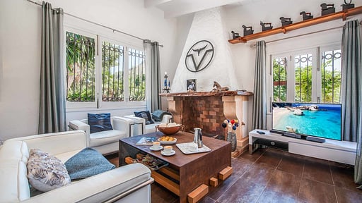 Villa Son Fe Vilaire Woonkamer