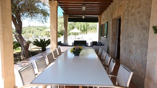 Villa Son March Petra Dining area