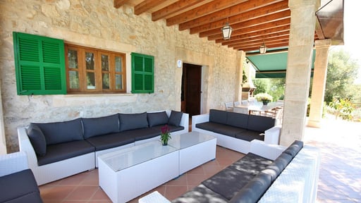 Villa Son March Petra Terrace/Veranda