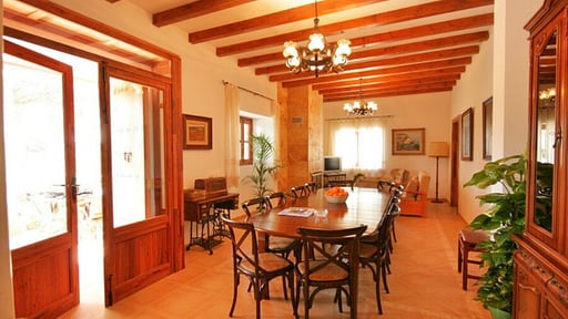 Villa Son March Petra Dining area