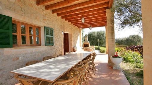 Villa Son March Petra Dining area