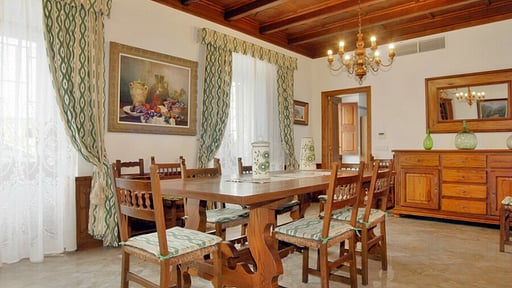 Villa Son Perxa Zona de comedor