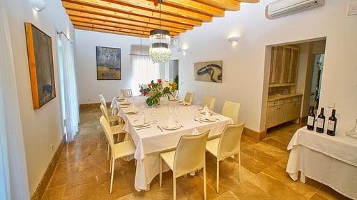 Villa Son Simo Vell Zona de comedor