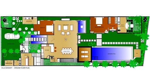 Villa Songket Floor plan