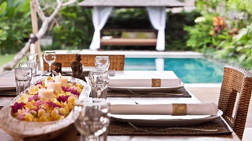 Villa Songket Dining area