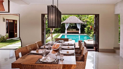 Villa Songket Dining area