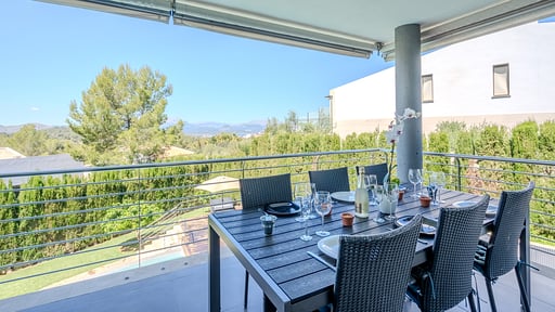 Villa Sorastra Terrasse