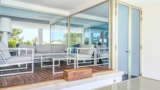 Villa Sorastra Terrasse