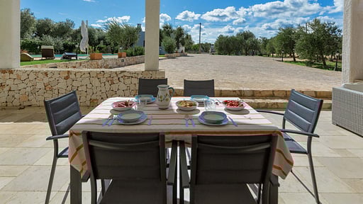 Villa Sorrentino Dining area