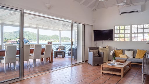 Villa Sous la Falaise Woonkamer