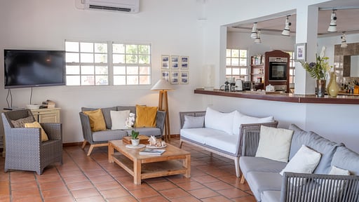 Villa Sous la Falaise Woonkamer