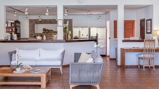 Villa Sous la Falaise Woonkamer