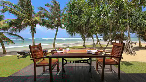 Villa South Point Terrasse/Veranda