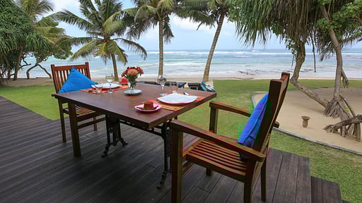 Villa South Point Terrasse/Veranda