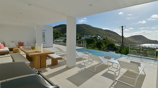 Villa South Wave Terras/Veranda