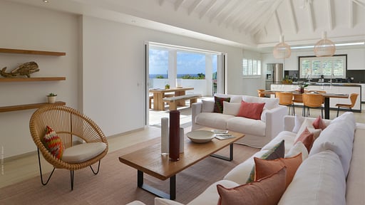 Villa South Wave Woonkamer