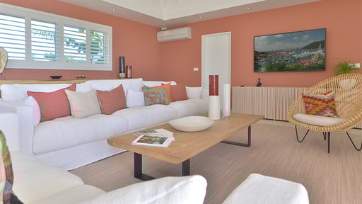 Villa South Wave Woonkamer