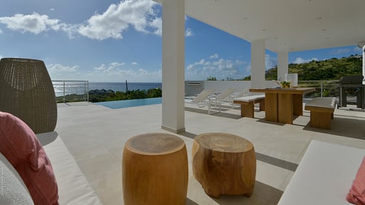 Villa South Wave Terras/Veranda