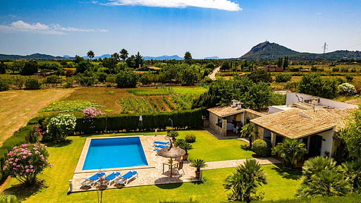 Villa Stone White Fotos de dron