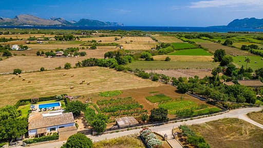 Villa Stone White Fotos de dron