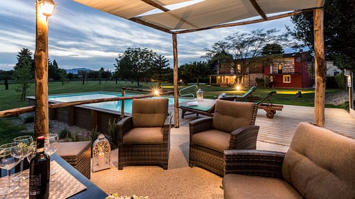 Villa Suflime Terrasse/Veranda