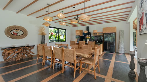 Villa Suka Sawah Dining area