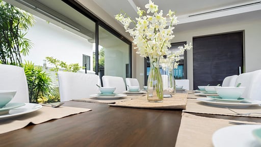 Villa Sukham Dining area