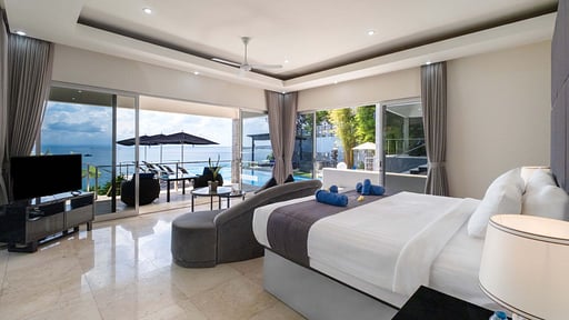 Suluban Cliff Villa Slaapkamer 1