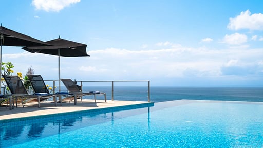 Suluban Cliff Villa Zwembad