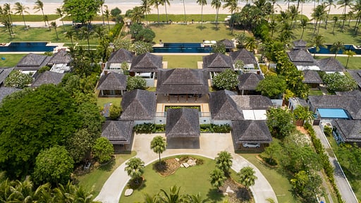 Villa Sundara at Jivana Foto drone