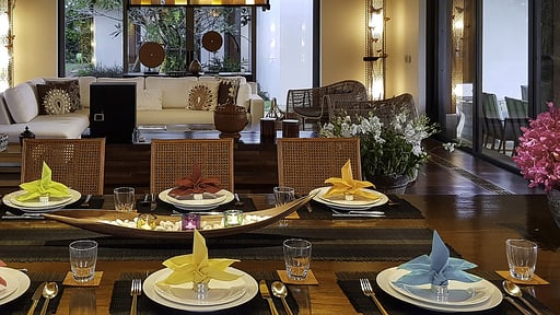 Villa Sundara at Jivana Zona pranzo