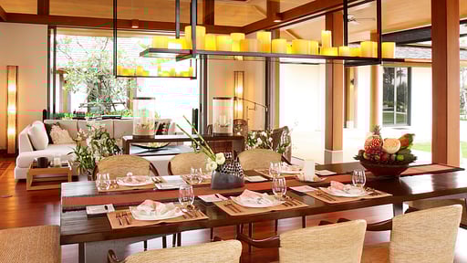 Villa Sundara at Jivana Zona pranzo