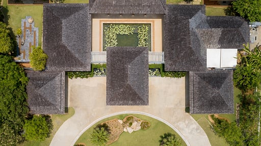 Villa Sundara at Jivana Foto drone